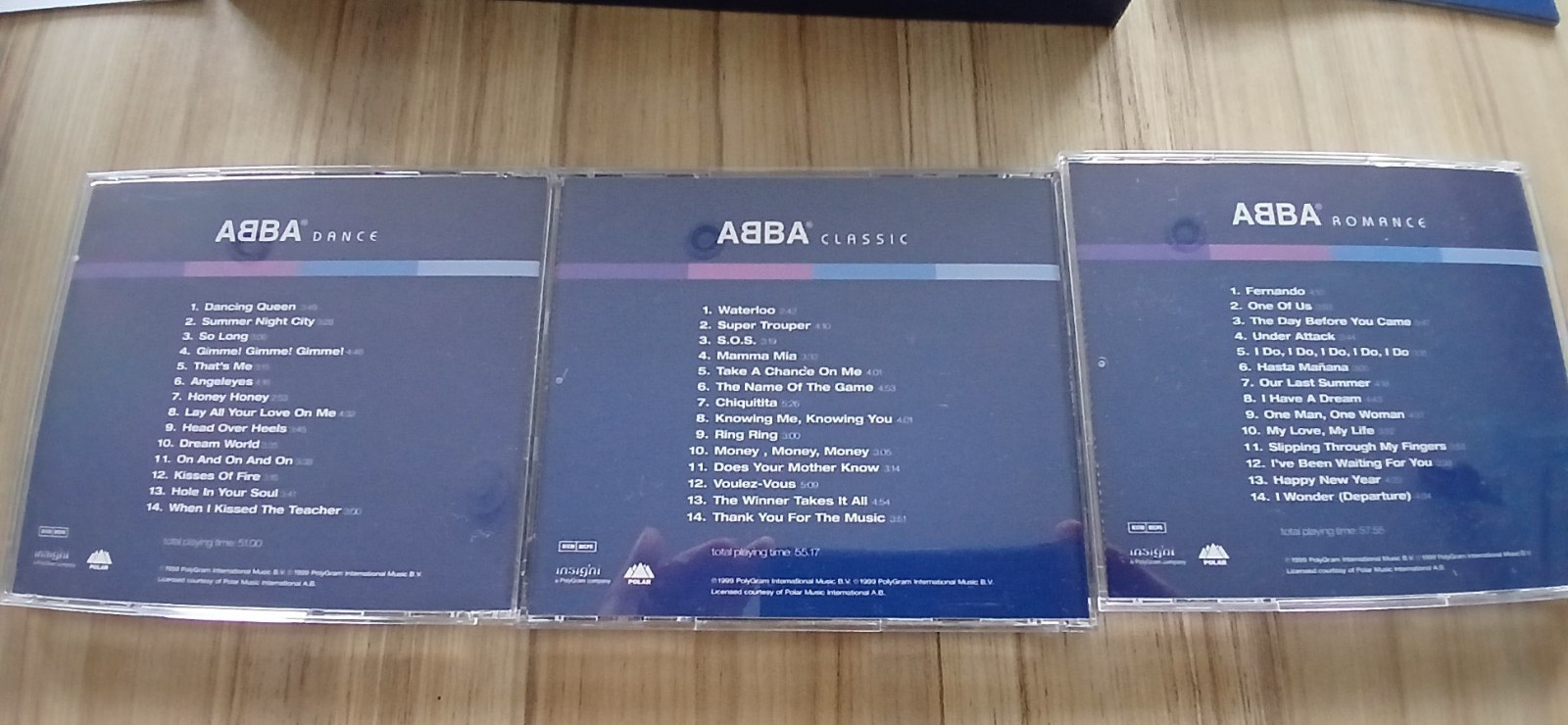 ABBA THE COLLECTION, 3CD + 1 VHS VIDEO, BOOKLET, FLYER COOL BOX SET