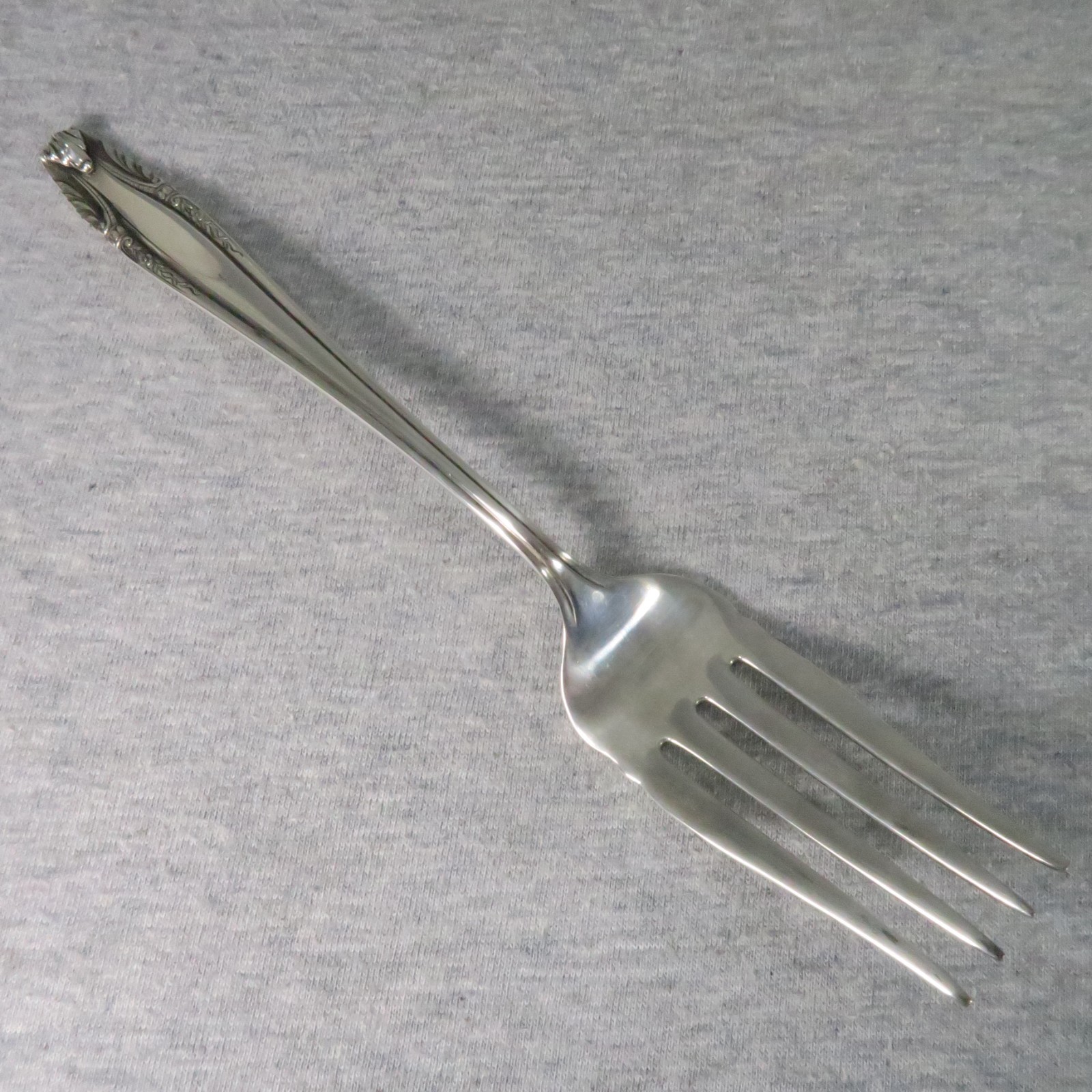 Wallace Sterling Silver Stradivari Serving Fork No Monogram 71 Grams