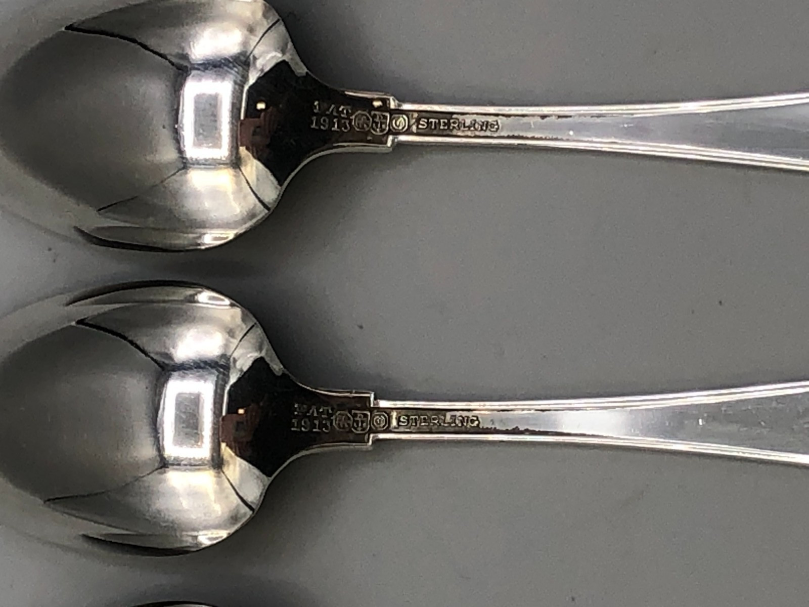 Etruscan by Gorham Sterling Silver set of 4 Demitasse Spoons 4.25″