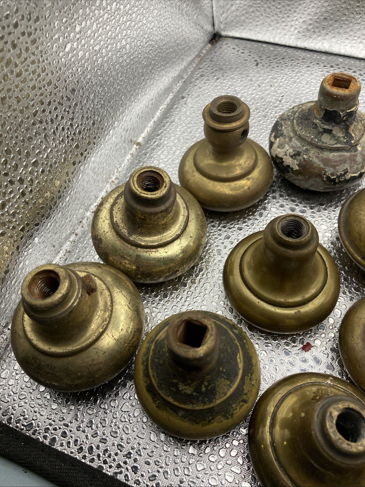 VINTAGE DOOR KNOBS – BRASS AND METAL ORNATE AND PLAIN