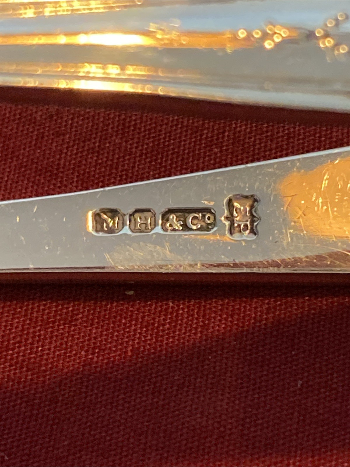 Antique Silver Plated Sugar Tongs By Martin, Hall & Co. c.1854-1897