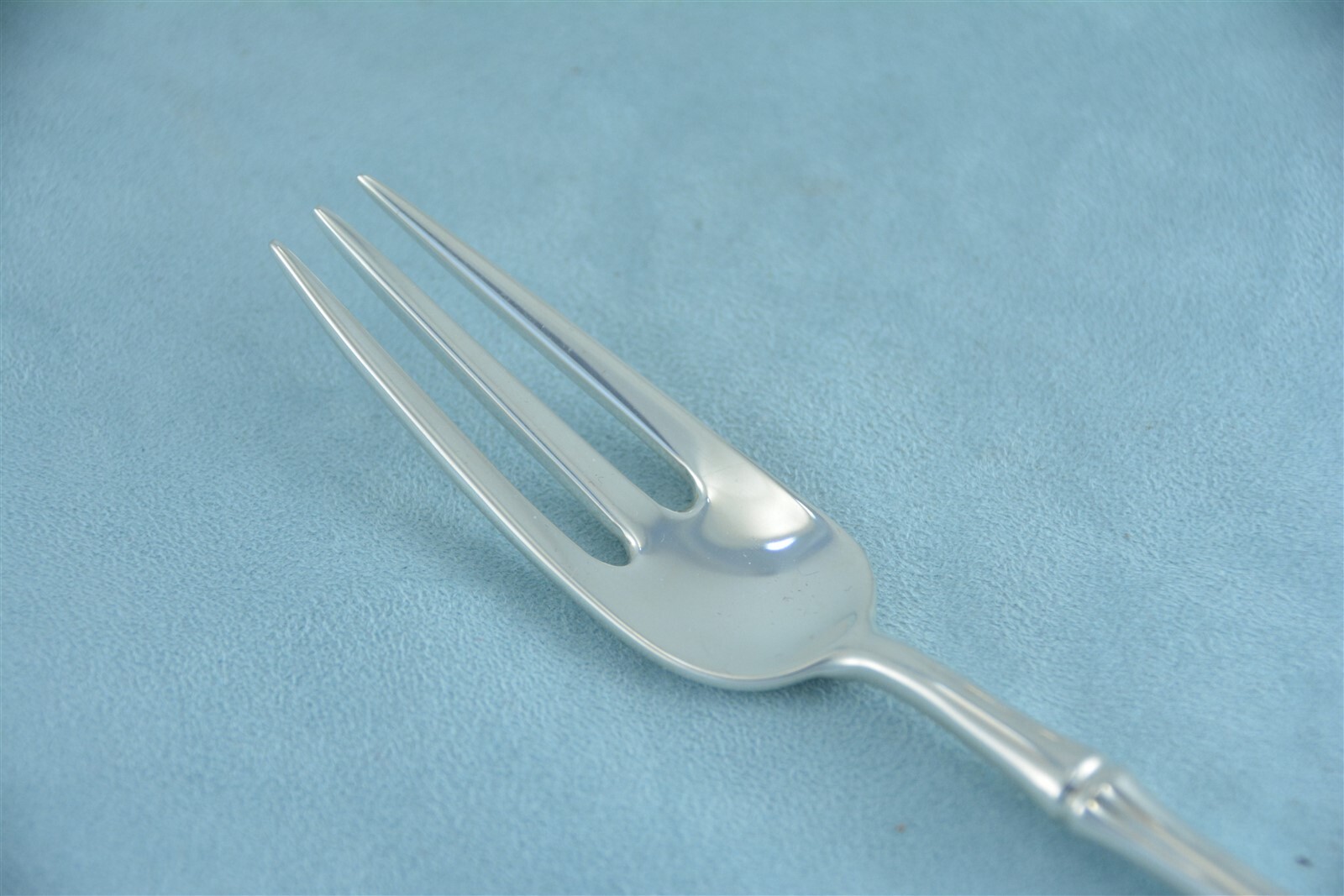 Tiffany Bamboo Sterling Silver 7-3/8″ Dinner Fork No Monogram