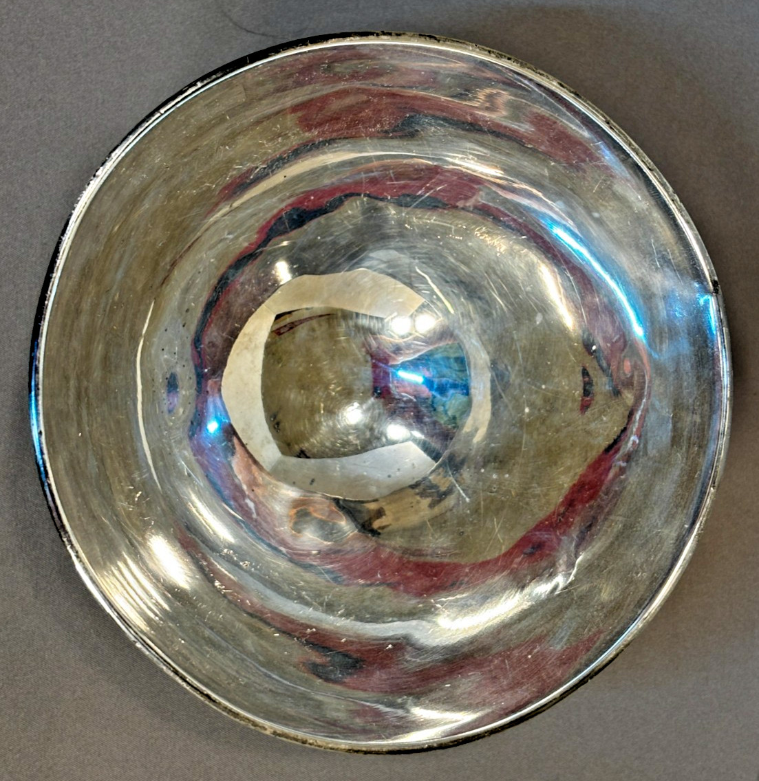 MERIDEN BRITANNIA CO SILVER PLATE Tea Waste Bowl C.1872 AESTHETIC MOVEMENT