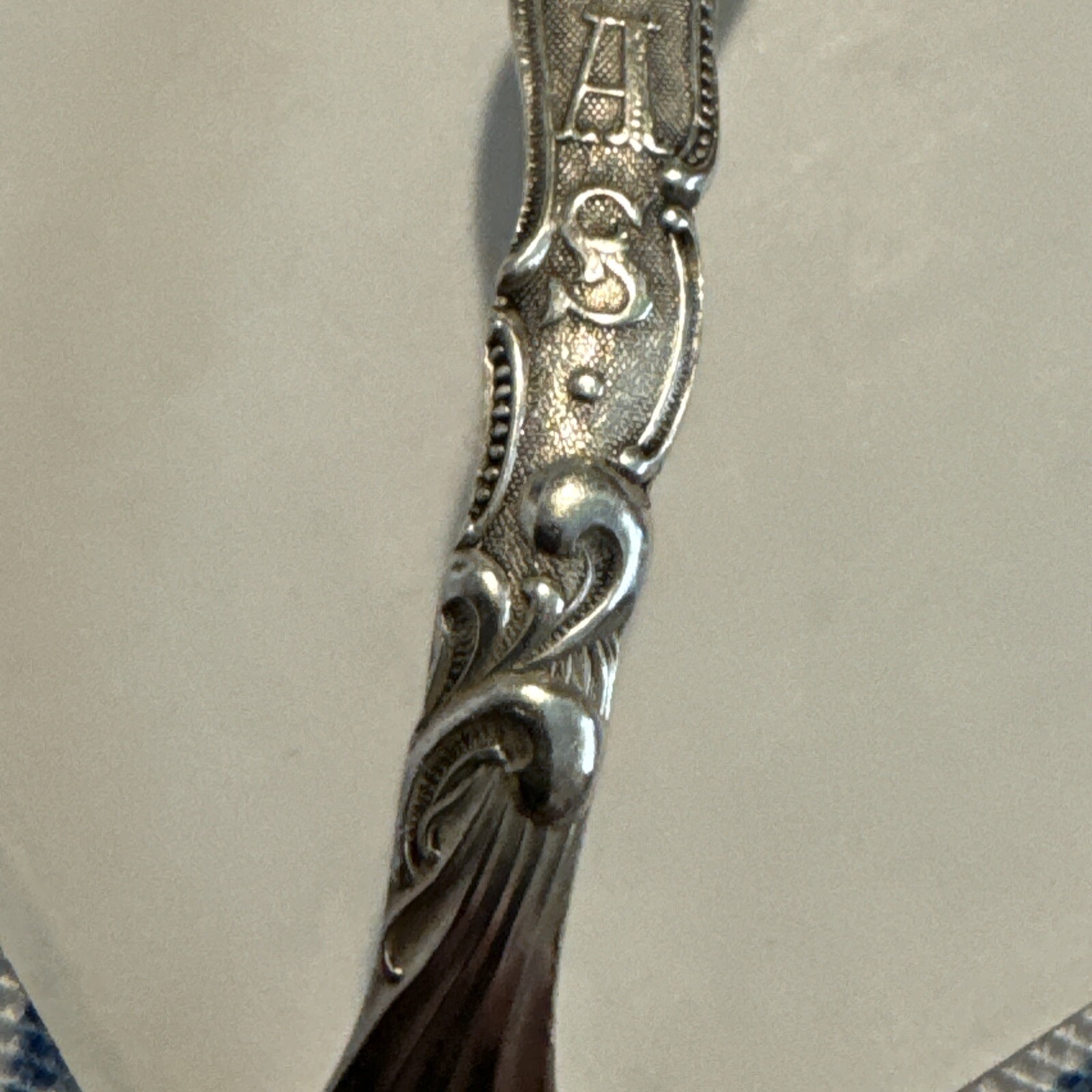 1905 -Sterling Silver Kansas Souvenir Spoon , Nice
