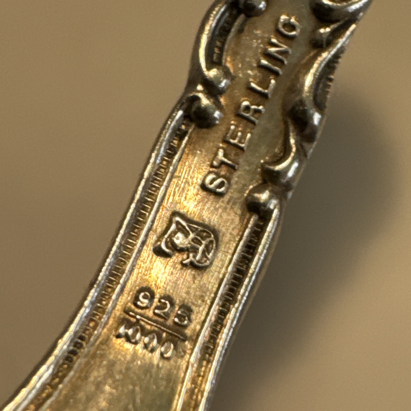 1905 -Sterling Silver Kansas Souvenir Spoon , Nice