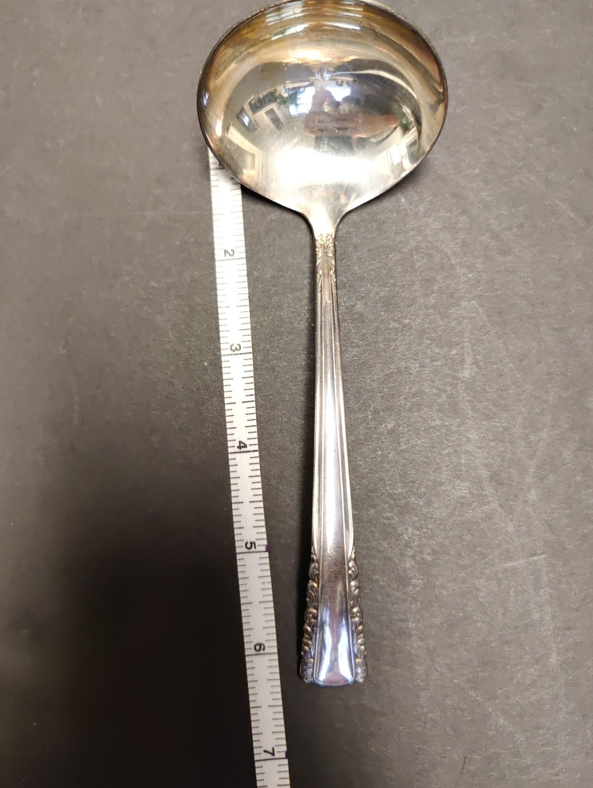 MAY QUEEN -HOLMES & EDWARDS -Silverplate 6 Serving Pieces Fork Spoons Gravy 1951