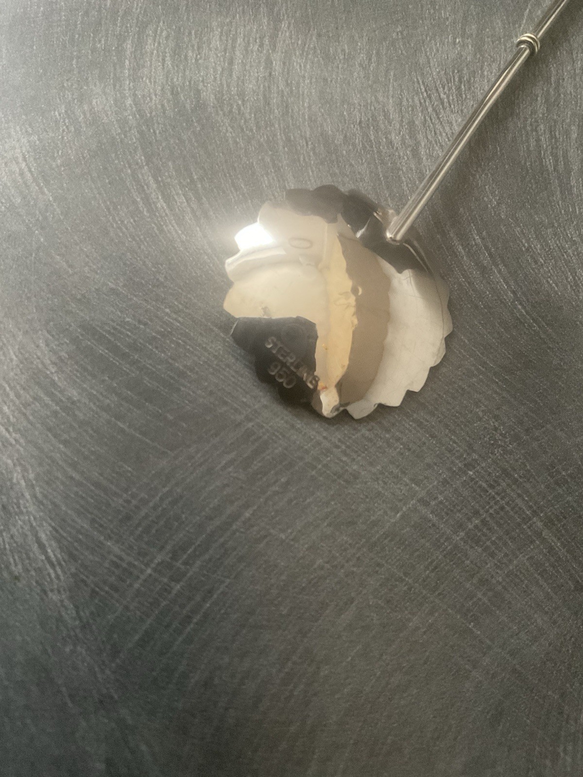 SOLID SILVER JAPANESE HALLMARKED COCKTAIL STIRRING SPOON CIRCA 1950