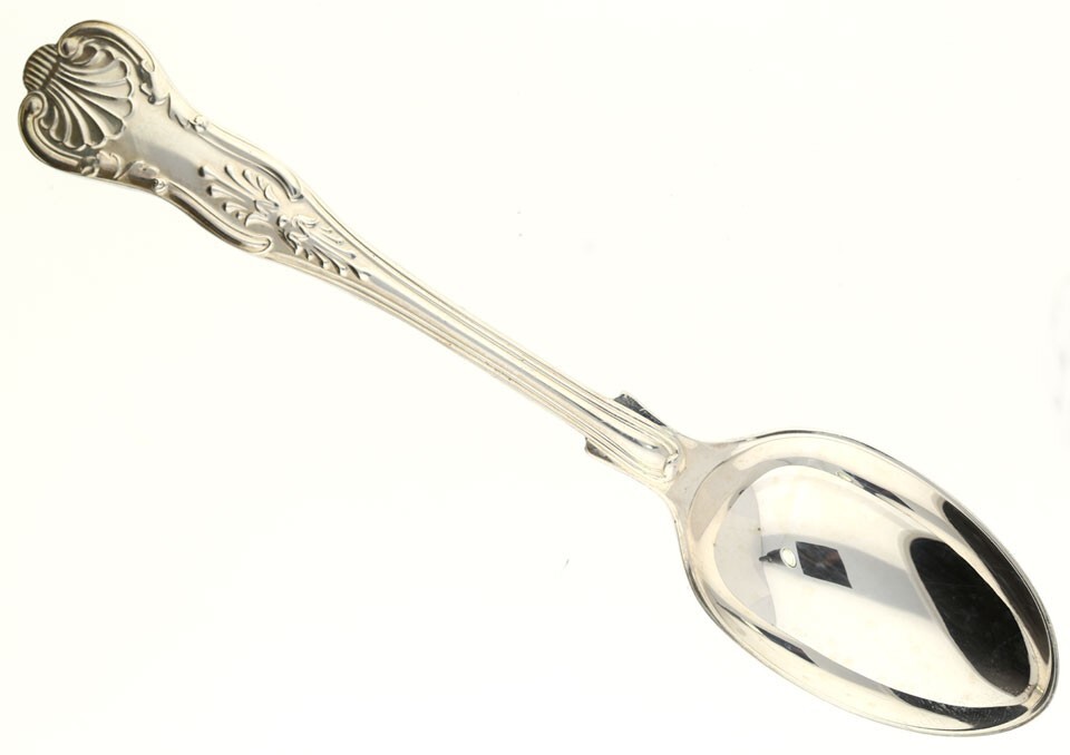 CJ Vander English Kings Pattern Sterling Silver Teaspoon 5 ⅞” Long