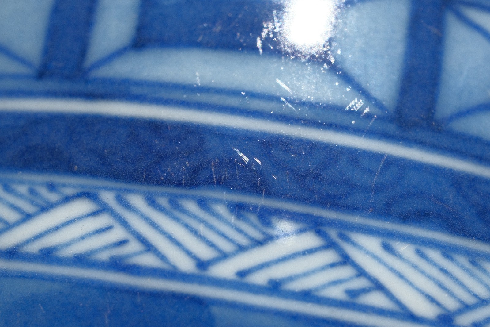 C0102. Blue & White Vase with Landscape & Scholar, Kangxi Mark