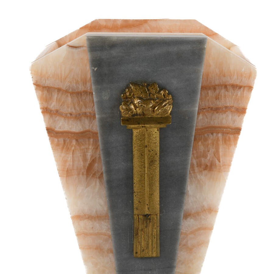 Matched Pair of Art Deco Garnitures