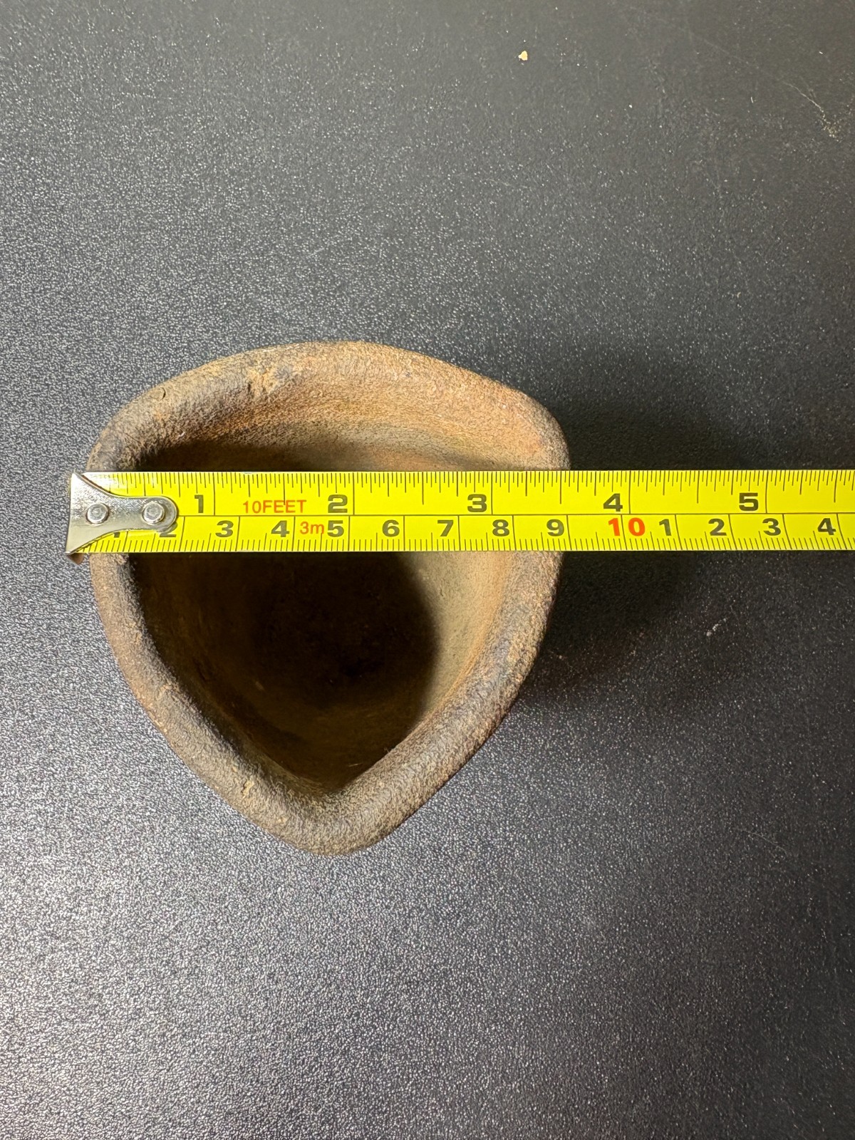 Antique Triangular Foundry Crucible date unknown