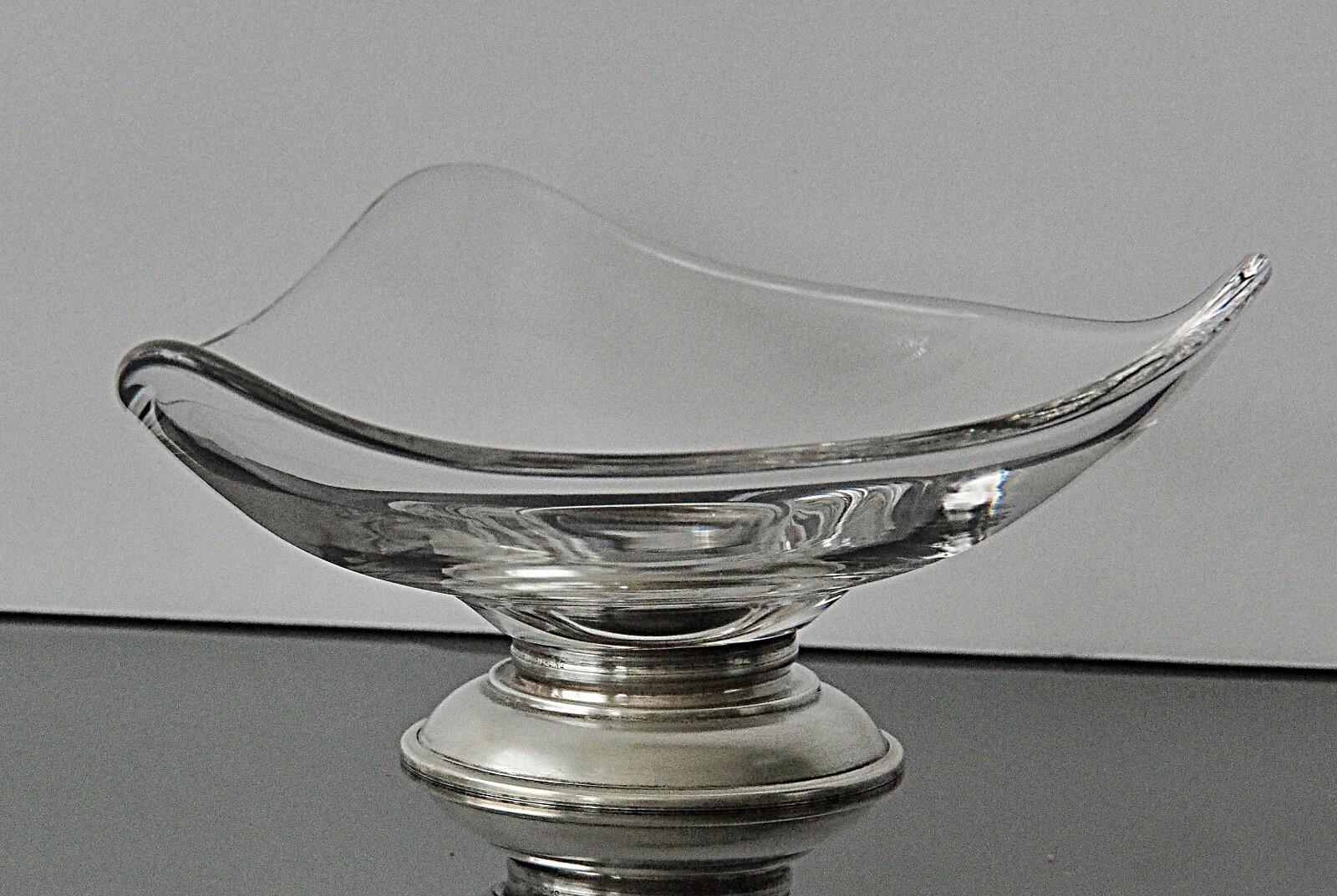 Frank M Whiting Vintage Sterling Silver Base And Class Bowl Dish