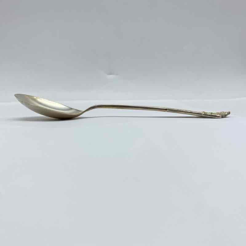 Wallace Rose Point Sterling Silver Cream Soup Spoons 2 Piece Set