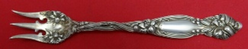 Frontenac by International Sterling Silver Cocktail Fork Flowers Standard 5 1/2″