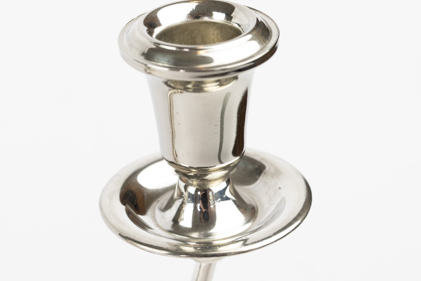 Elegant Vintage Three Arm Silverplate Candelabras – Set Of Two Unbranded