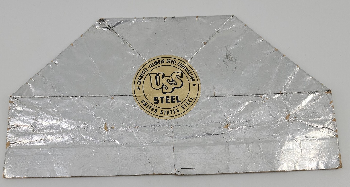 Vintage USS United States Steel Mill Heat Resistant Visitor Souvenir Hat