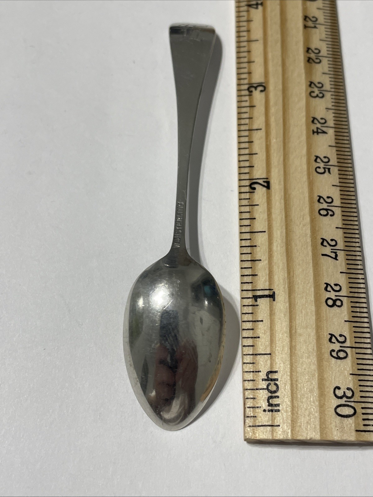 Flower Monogram Sterling Vintage Souvenir Spoon Collectible
