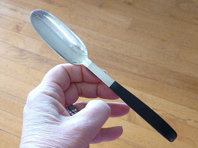 1956 Contrast by Lunt Sterling Silver Cheese Scoop Server Mid Century Modern MCM