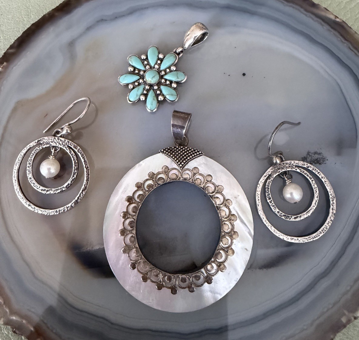 sterling silver 925 lot of jewelry