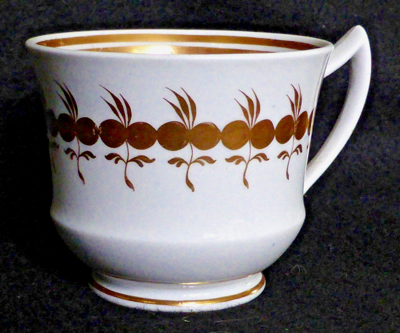 Rare Antique Georgian Spode Etruscan Coffee Can or Cup, Pattern 2784, c1820