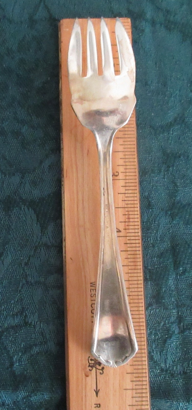 Kensington Salad Forks WM ROGERS & SON AA Lot of 6 Floral 6 1/8” Long