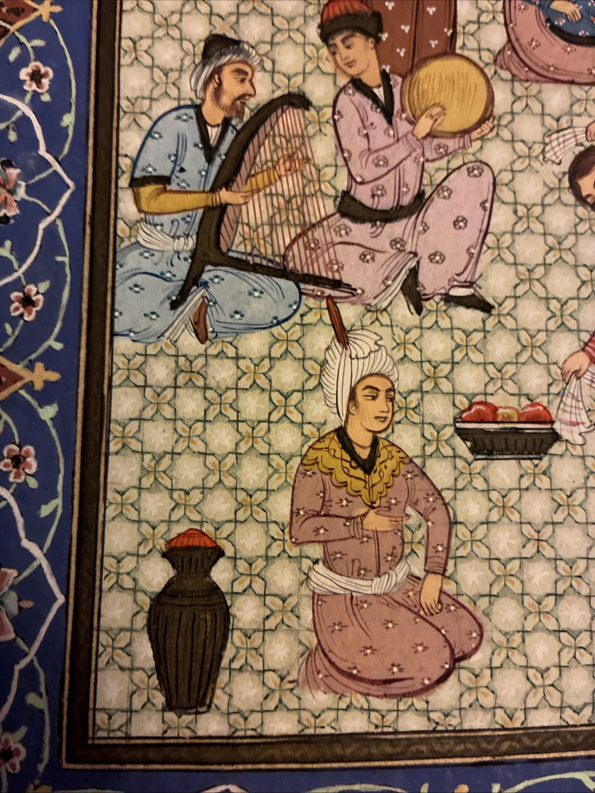 Vintage Artist Masterpiece Signed Rohani Rouhani Miniature Painting