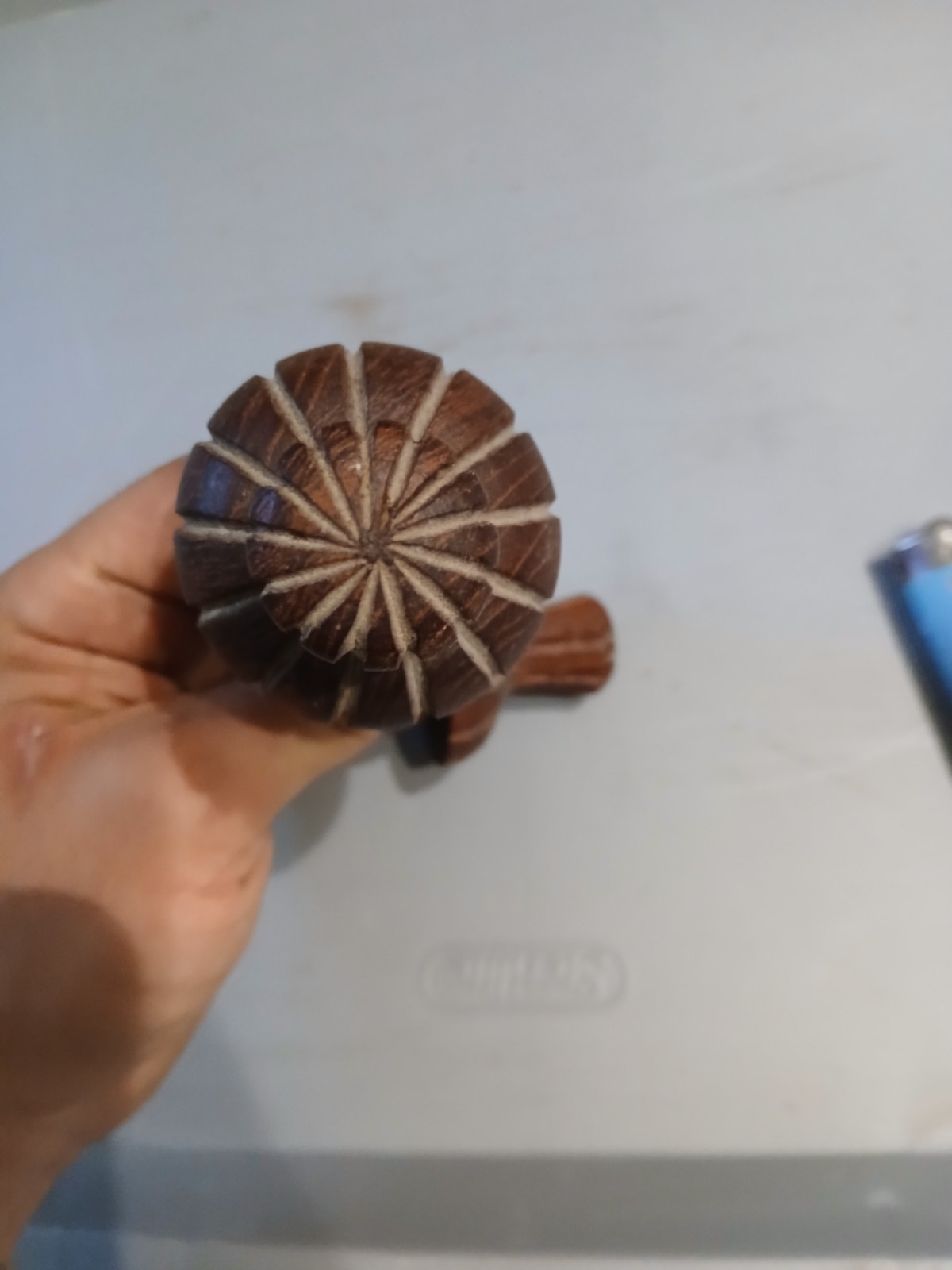 Antique Decorative Wooden Pieces Set Of 2