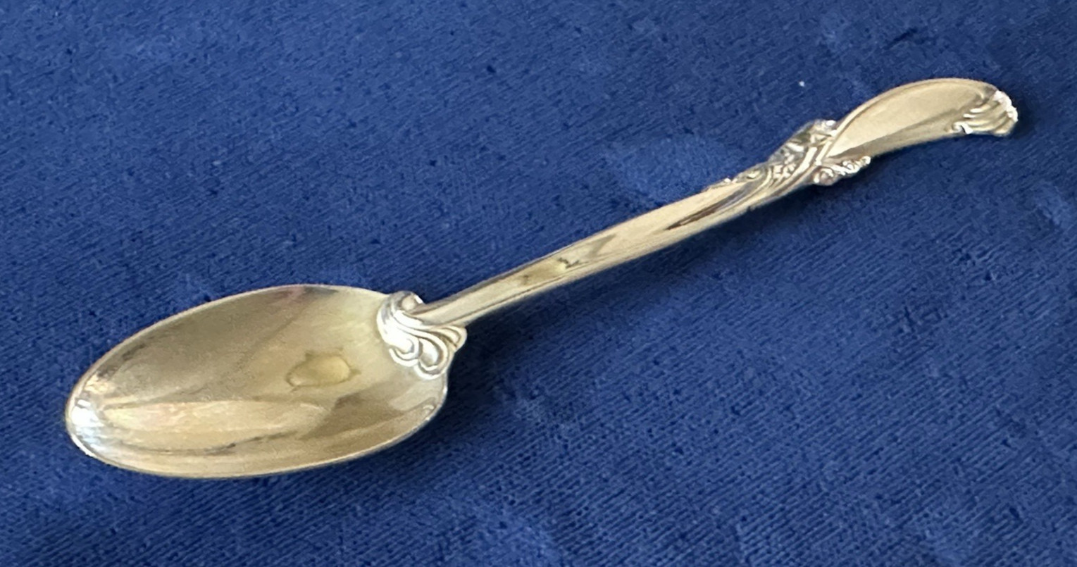Wallace WALTZ OF SPRING Sterling Silver Demitasse Spoon 4″