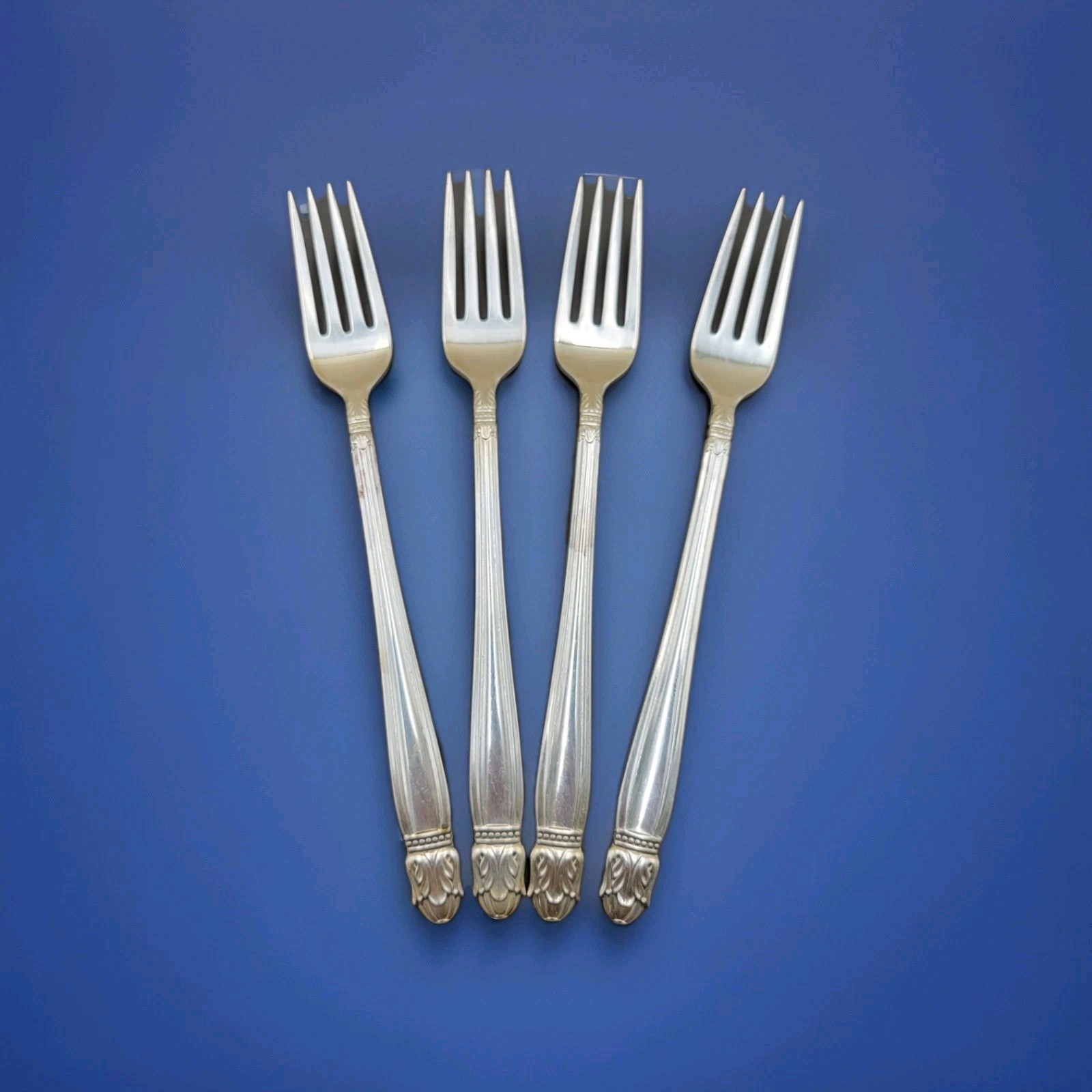 Service for 6 DANISH PRINCESS Silverplate Holmes & Edwards Flatware Set in Case