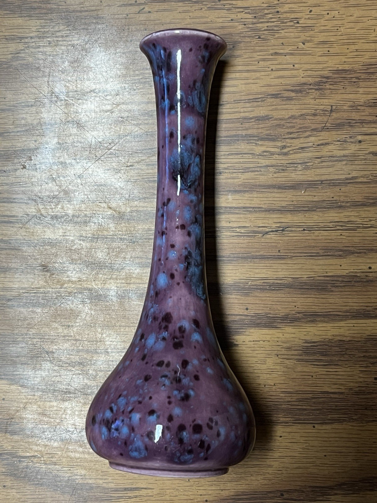 Purple / Blue Art Bud Vase 6”