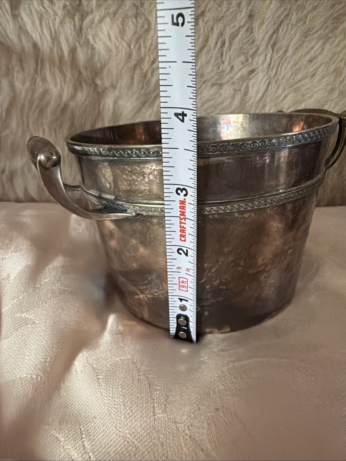VTG WALLACE EPNS Silver 5875 Short 3.5″ Ice Bucket