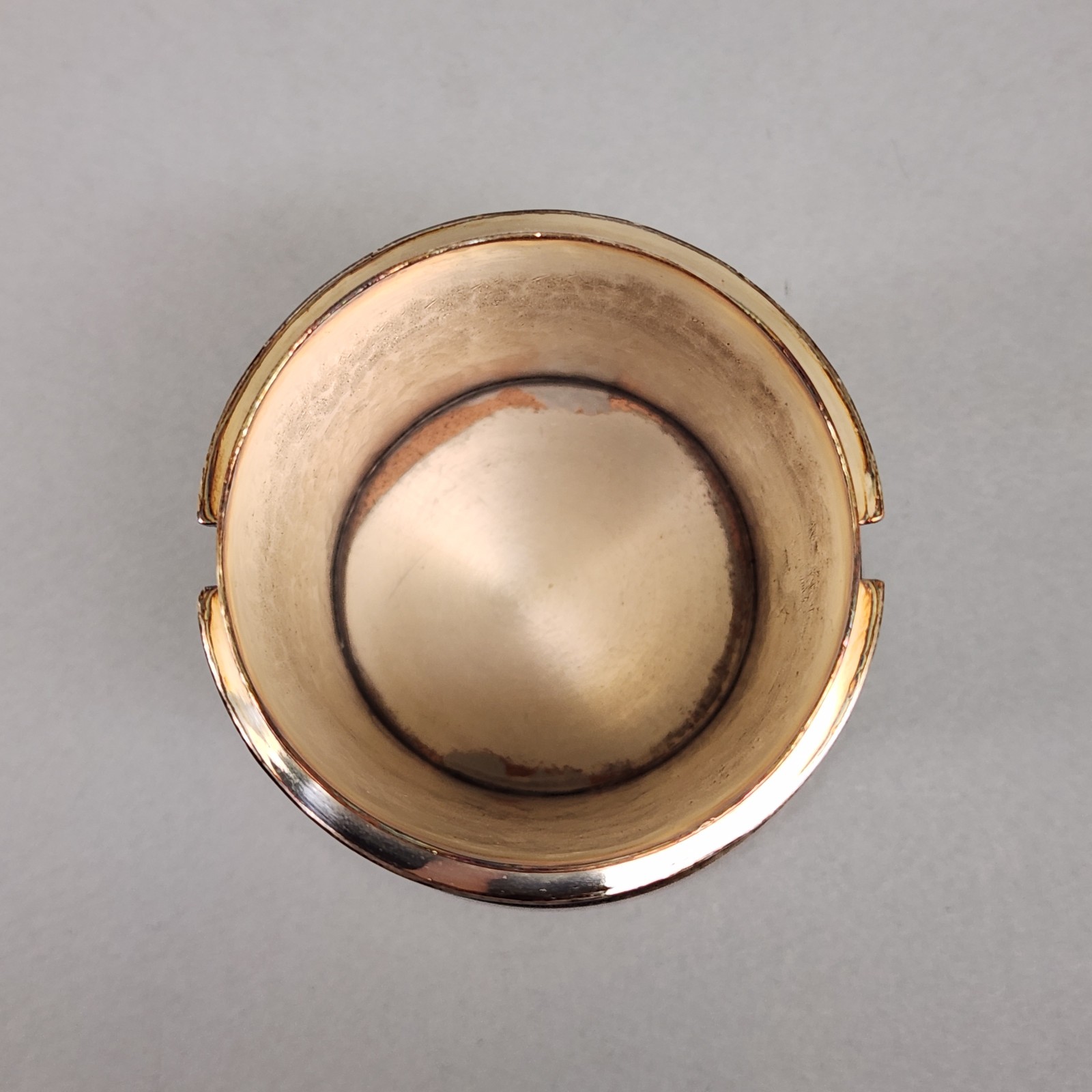 Antique Muffineer Shaker / Sugar Caster – Silverplate Copper (6.75″ Tall)
