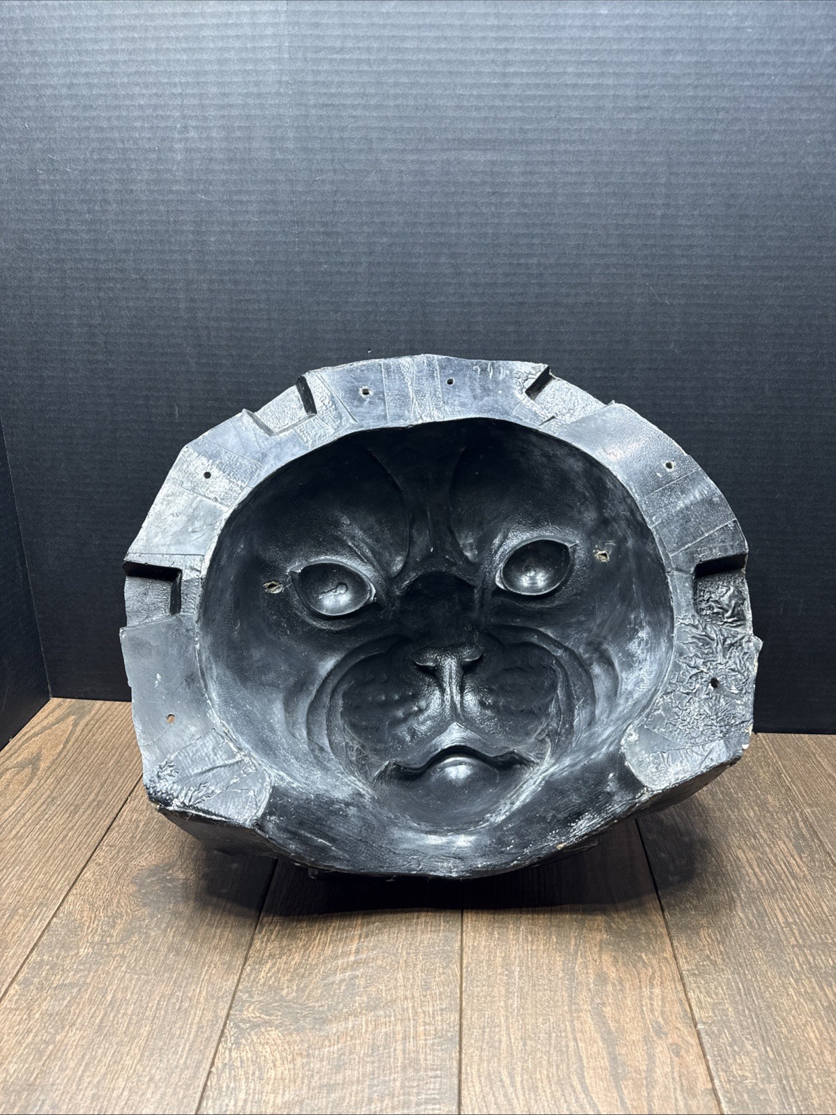Rare Vintage Fiberglass Lion – Tiger Head Unique Oddities Collectible