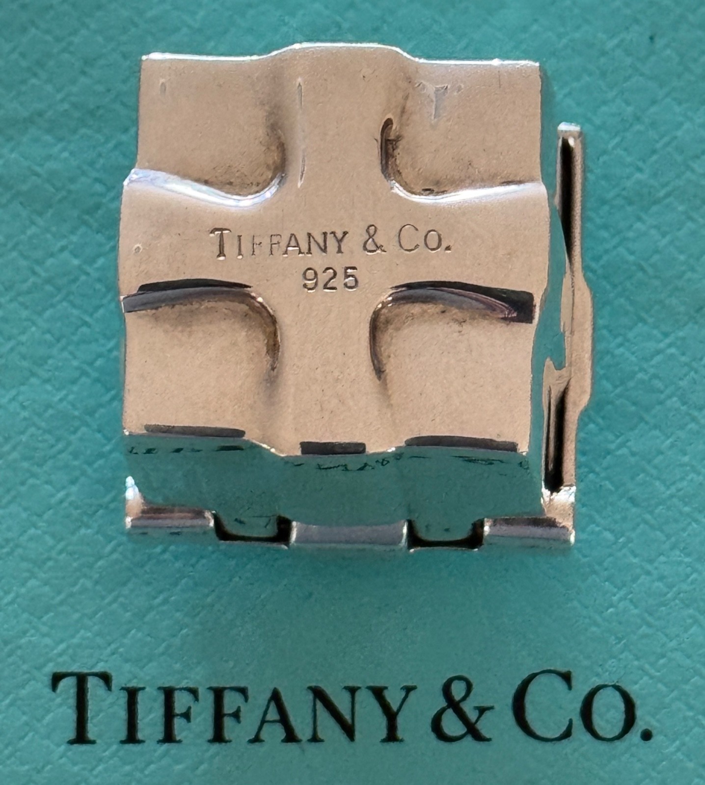 Tiffany & Co. PillBox Gift Box With a Bow Style Sterling Silver 925 Vintage