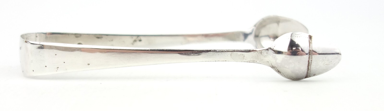 Antique Georgian Sterling Silver Sugar Tongs Acorn Bowls John Lambe