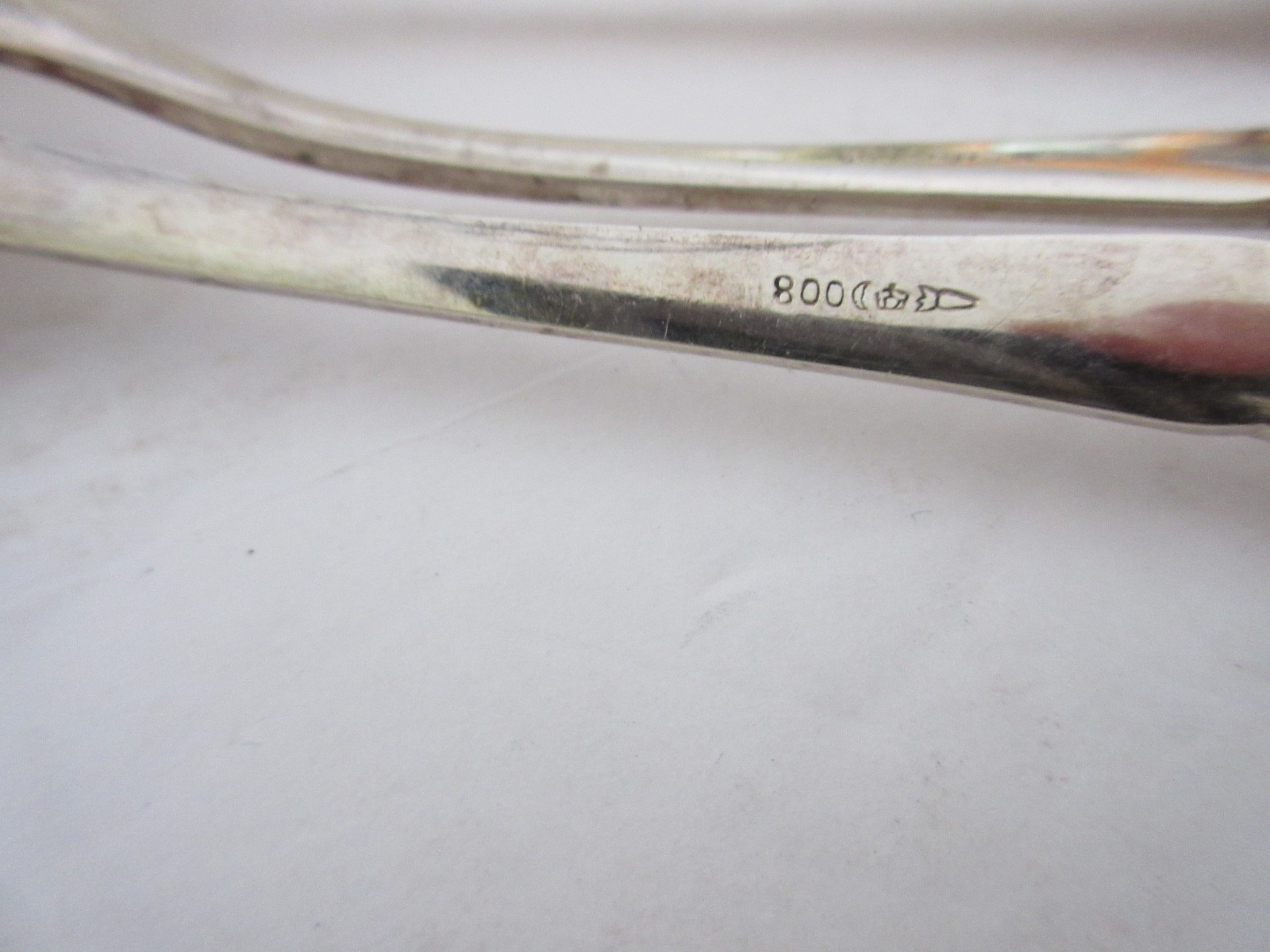 Antique Germany BREMER 800 Silver Set of 5 Forks 187.7 grams / 6.035 t.oz
