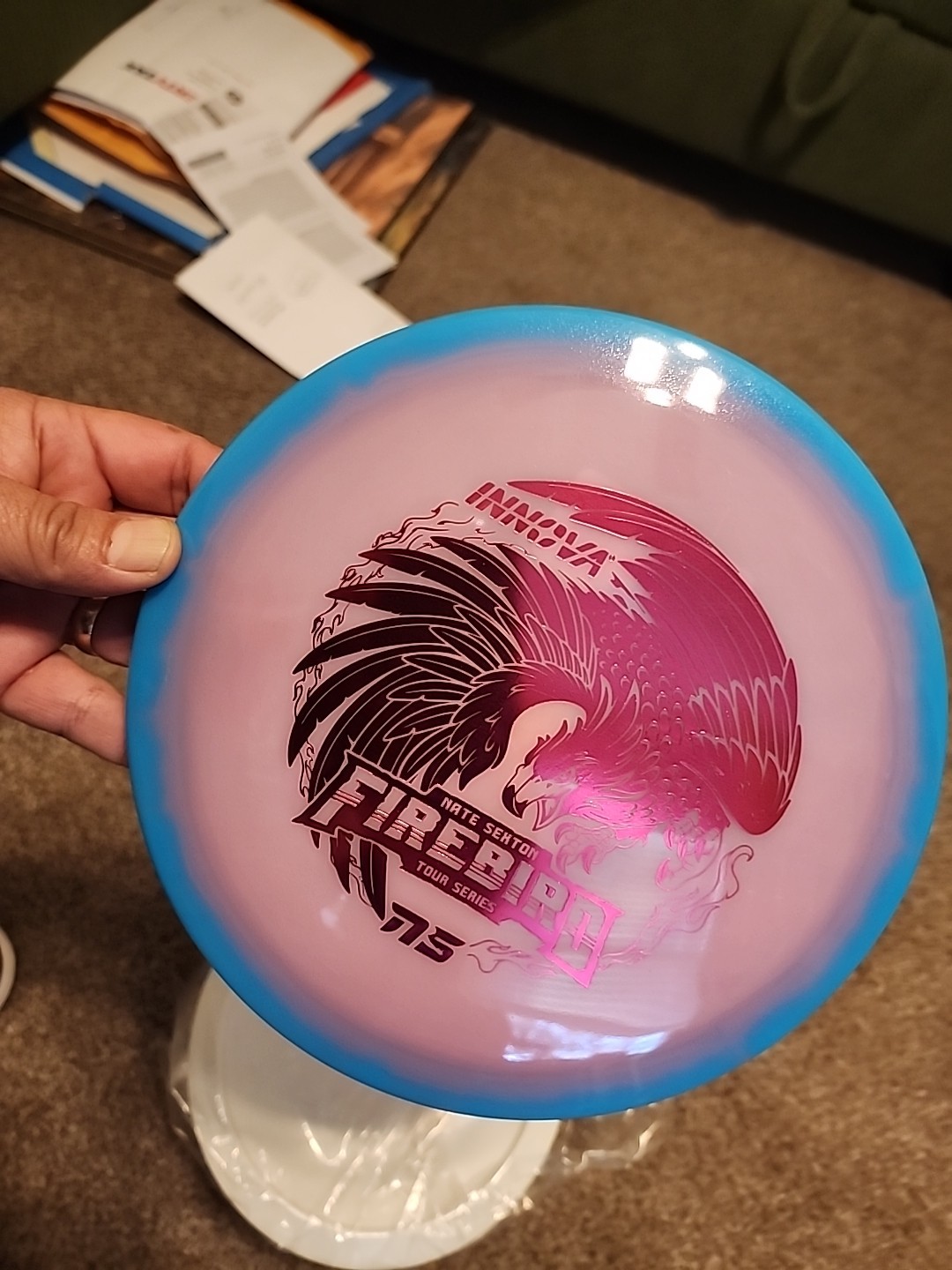 NEW DISC GOLF INNOVA NATE SEXTON TOUR CHAMPION HALO GLOW FIREBIRD 173-5g 2023