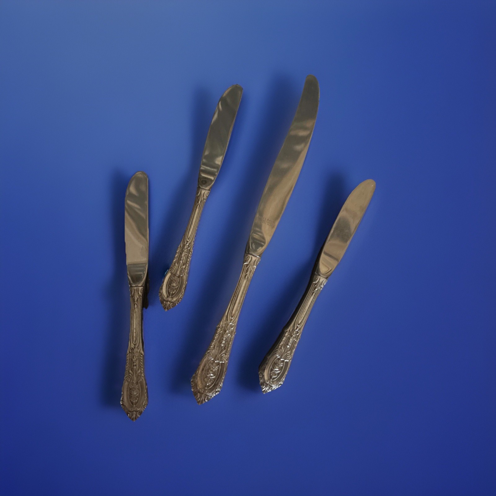 Wallace Rose Point Assorted Knives Sterling Silver