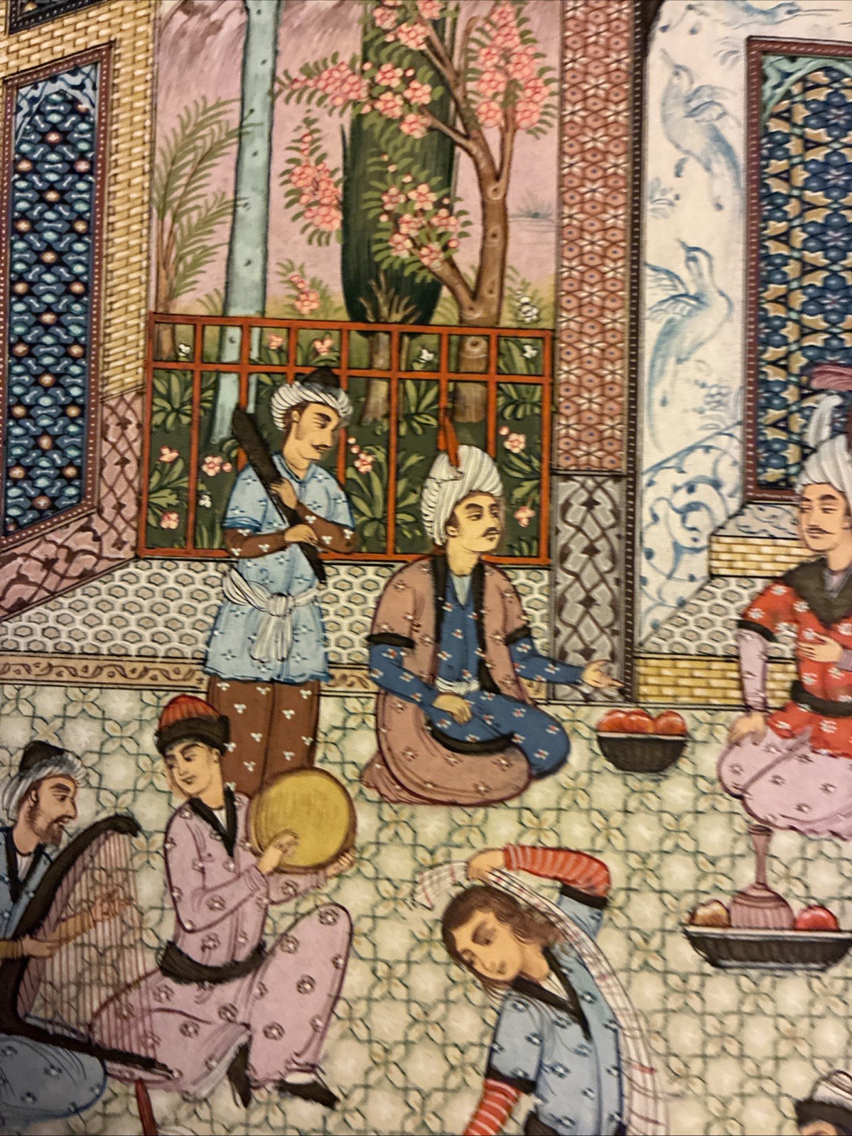 Vintage Artist Masterpiece Signed Rohani Rouhani Miniature Painting