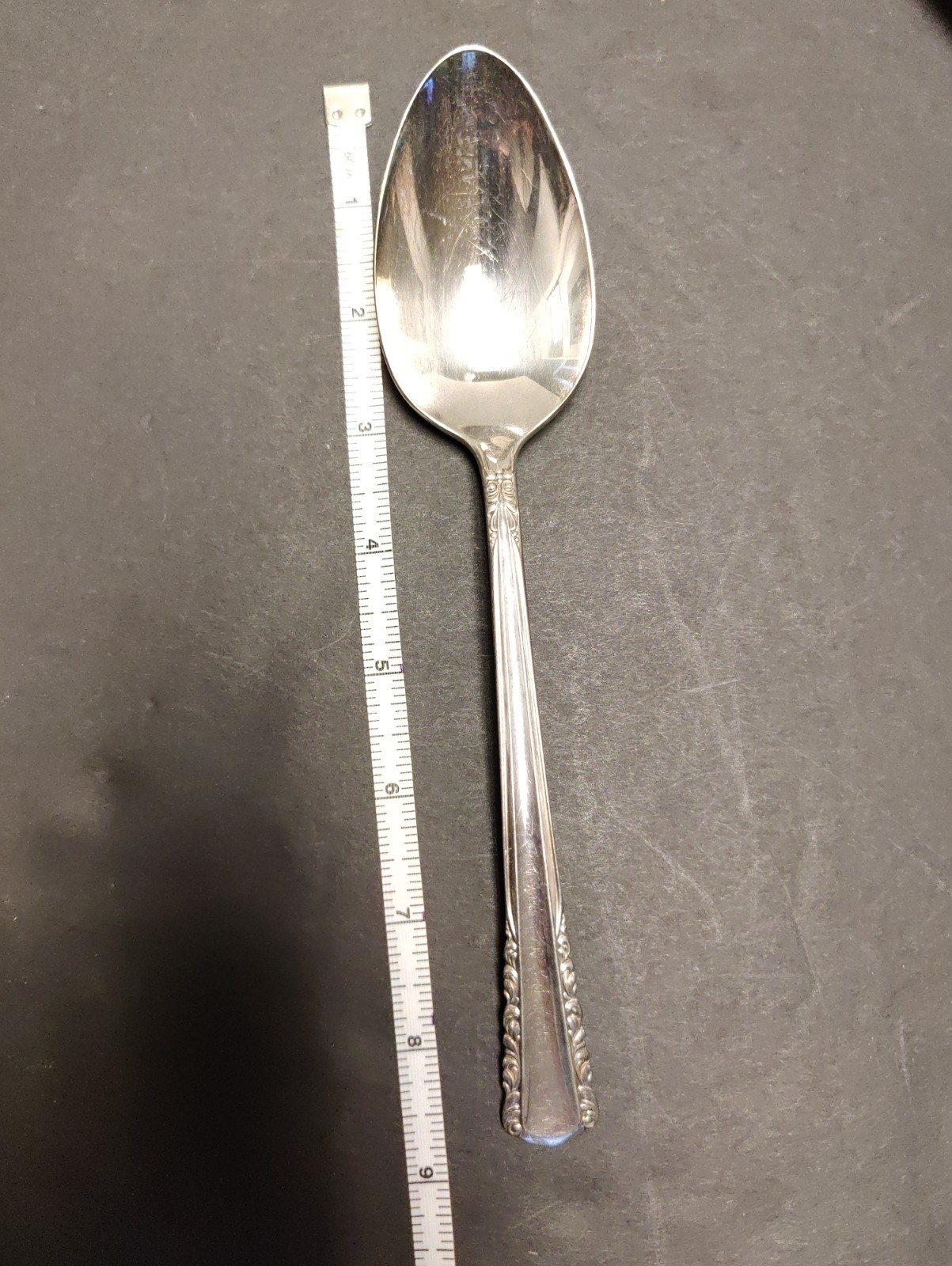 MAY QUEEN -HOLMES & EDWARDS -Silverplate 6 Serving Pieces Fork Spoons Gravy 1951