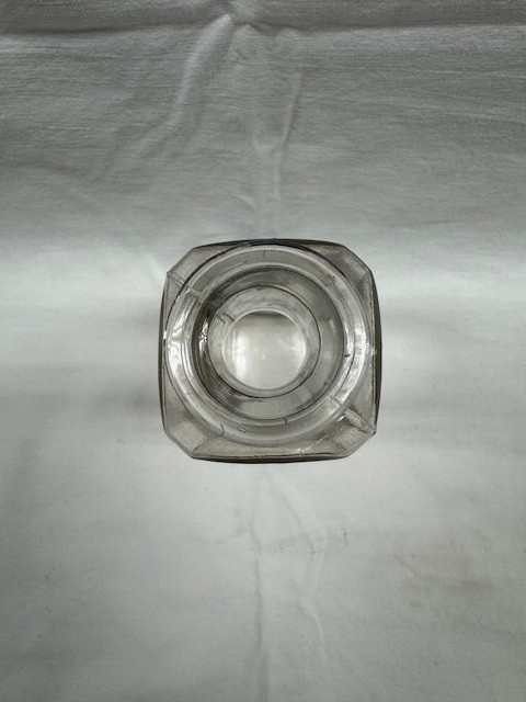 Vintage Pre 1930s Clear Apothecary Bottle