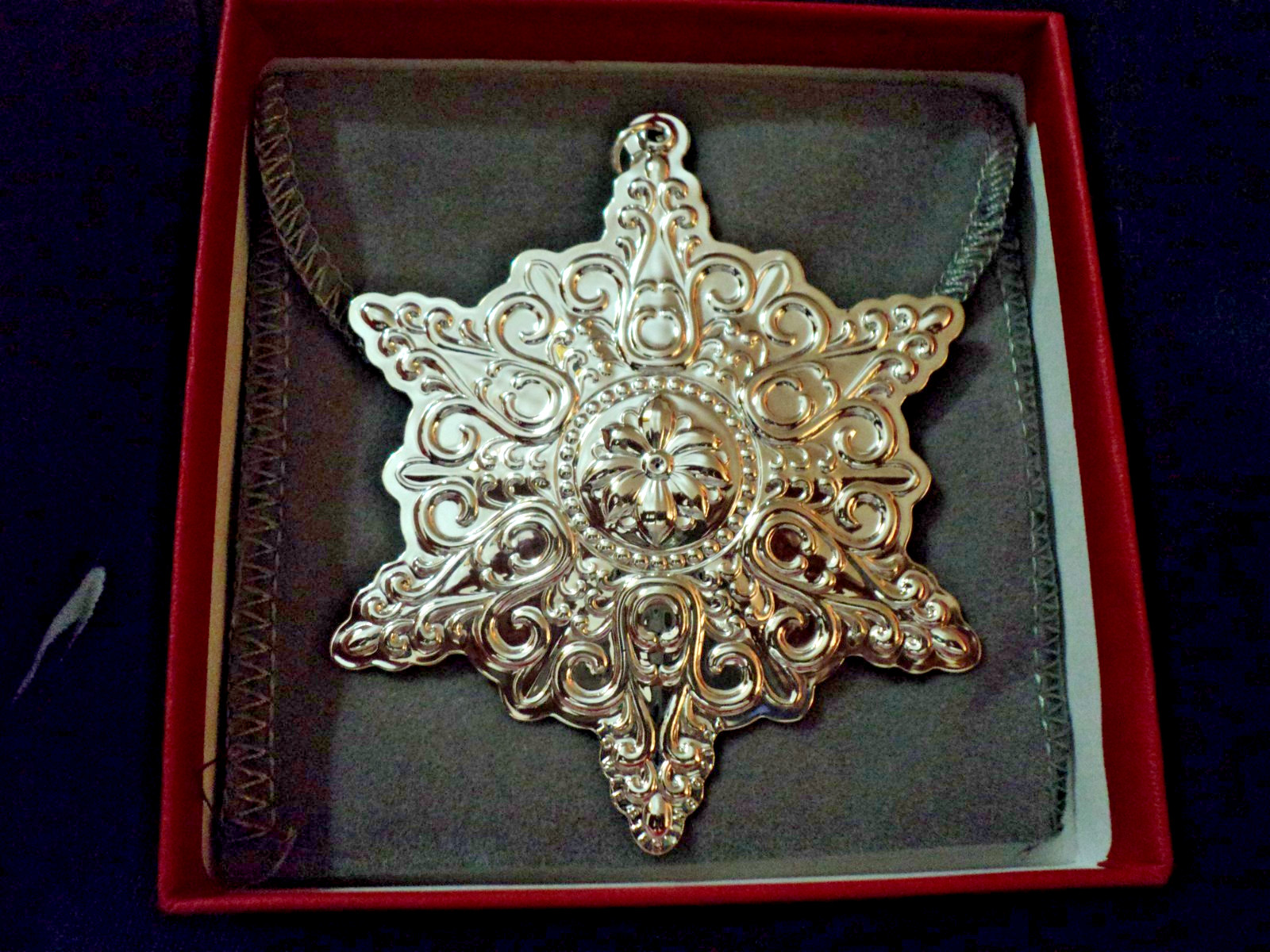 2024 TOWLE Annual Sterling “Old Master Snowflake” Ornament- 35th Edition NEW