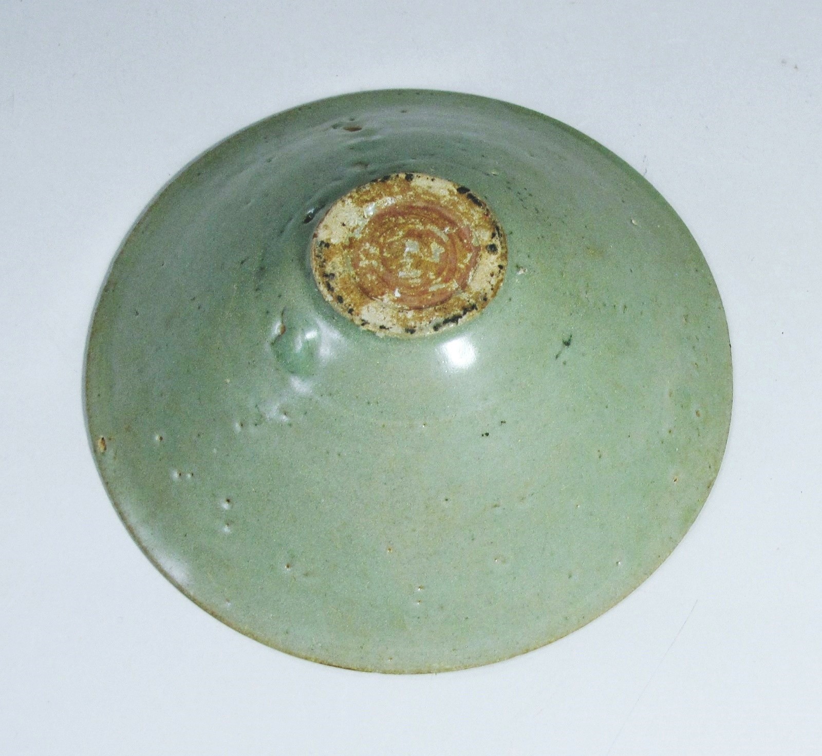 A Fine Korean Plain Rich Celadon Conical Bowl-11th C