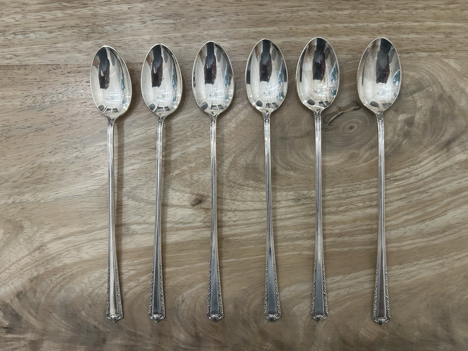 Processional- Fine Arts / International Sterling set of 6 Iced Beverage Spoons