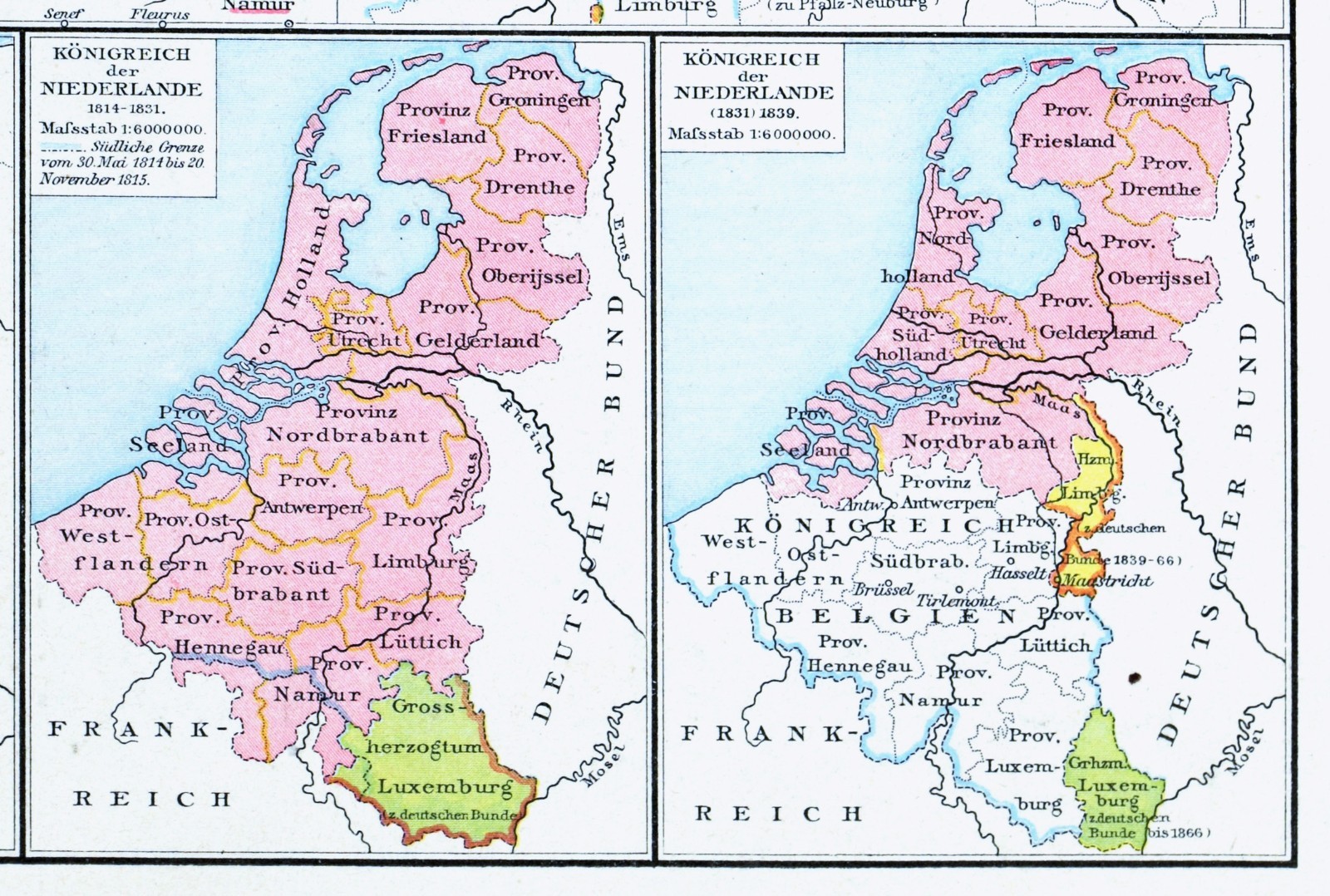 1886 Droysens History Map United Netherlands Republic Holland Belgium Amsterdam