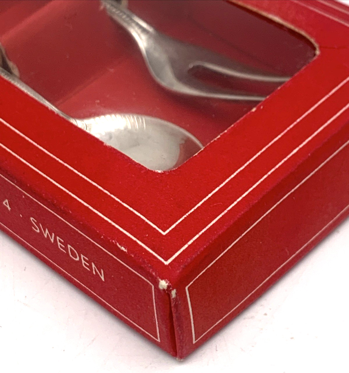 Nils Johan 4″ Snail/Lemon Fork and 4″ Demitasse Spoon from Sweden Silverplate