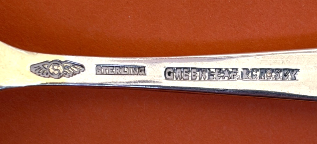 SUNNY SOUTH BLACK MAN ST. AUGUSTINE FLORIDA STERLING SILVER SOUVENIR SPOON