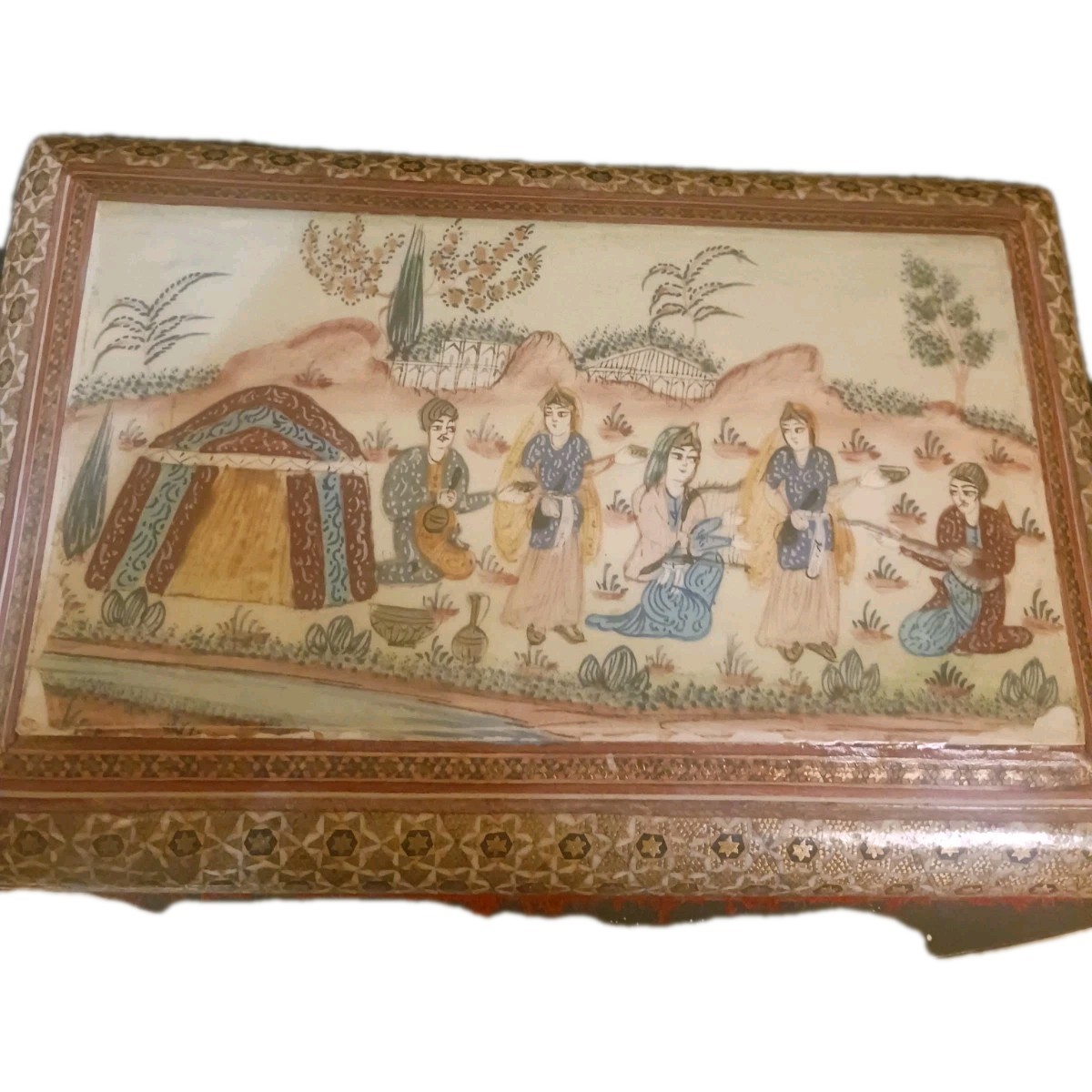 Khatam ANTIQUE Trinket BOX