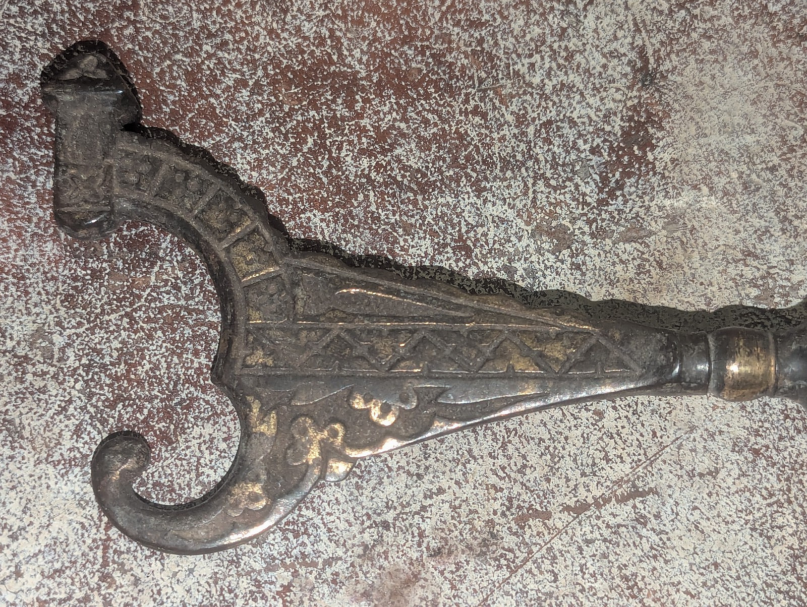Antique Ornate Bronze/Brass Aesthetic Eastlake Wall Hook Coat Hat Rack Hardware