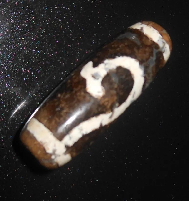 Yes US shipment – no. 74 Male Fertility Gzi Dzi Himalaya Tibet Bead Lucky Amulet